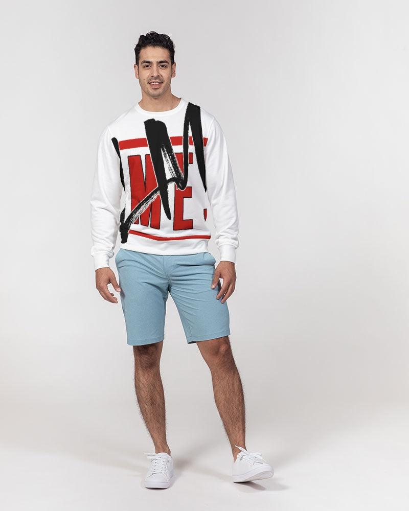LEXXI REBL Men's Classic French Terry Crewneck Pullover